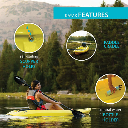 Sit on Top Kayak, Volt 85, Yellow