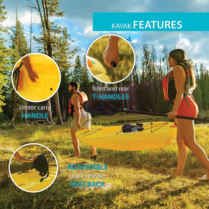 Sit on Top Kayak, Volt 85, Yellow